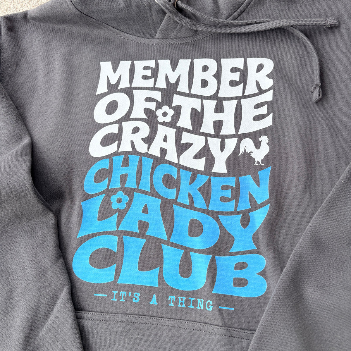 Everyday Crazy Chicken Lady Club Hoodie
