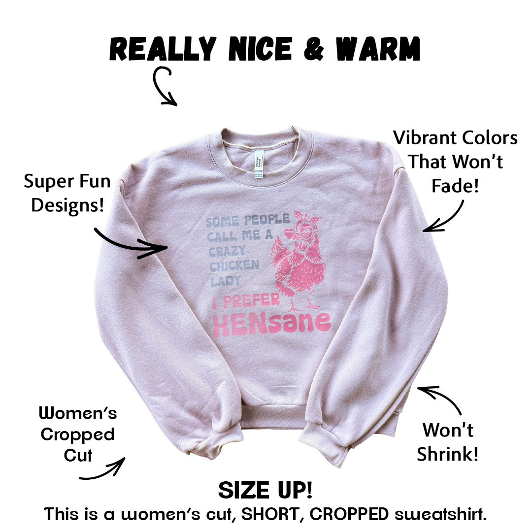 Hensane Cropped Sweatshirt