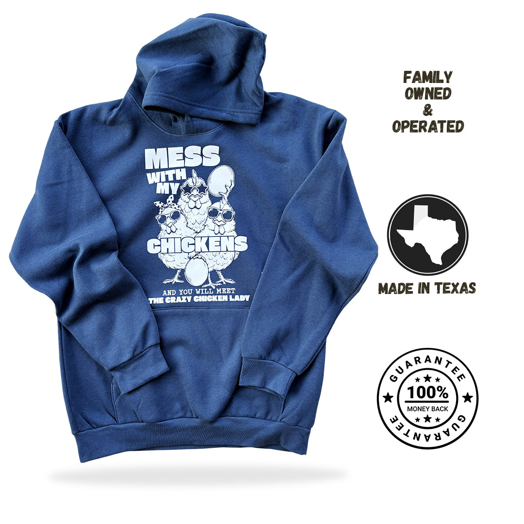 Premium 2026 Mess With My Chickens Hoodie