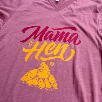 Mama Hen - Vneck