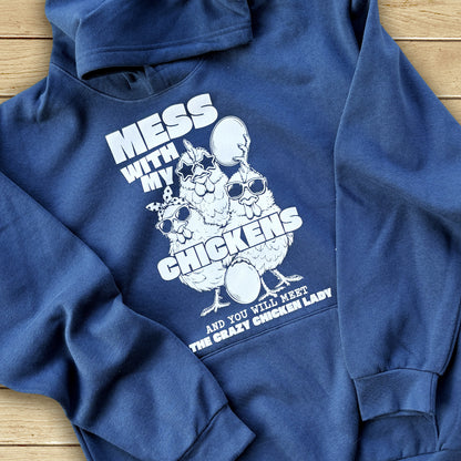 Premium 2026 Mess With My Chickens Hoodie