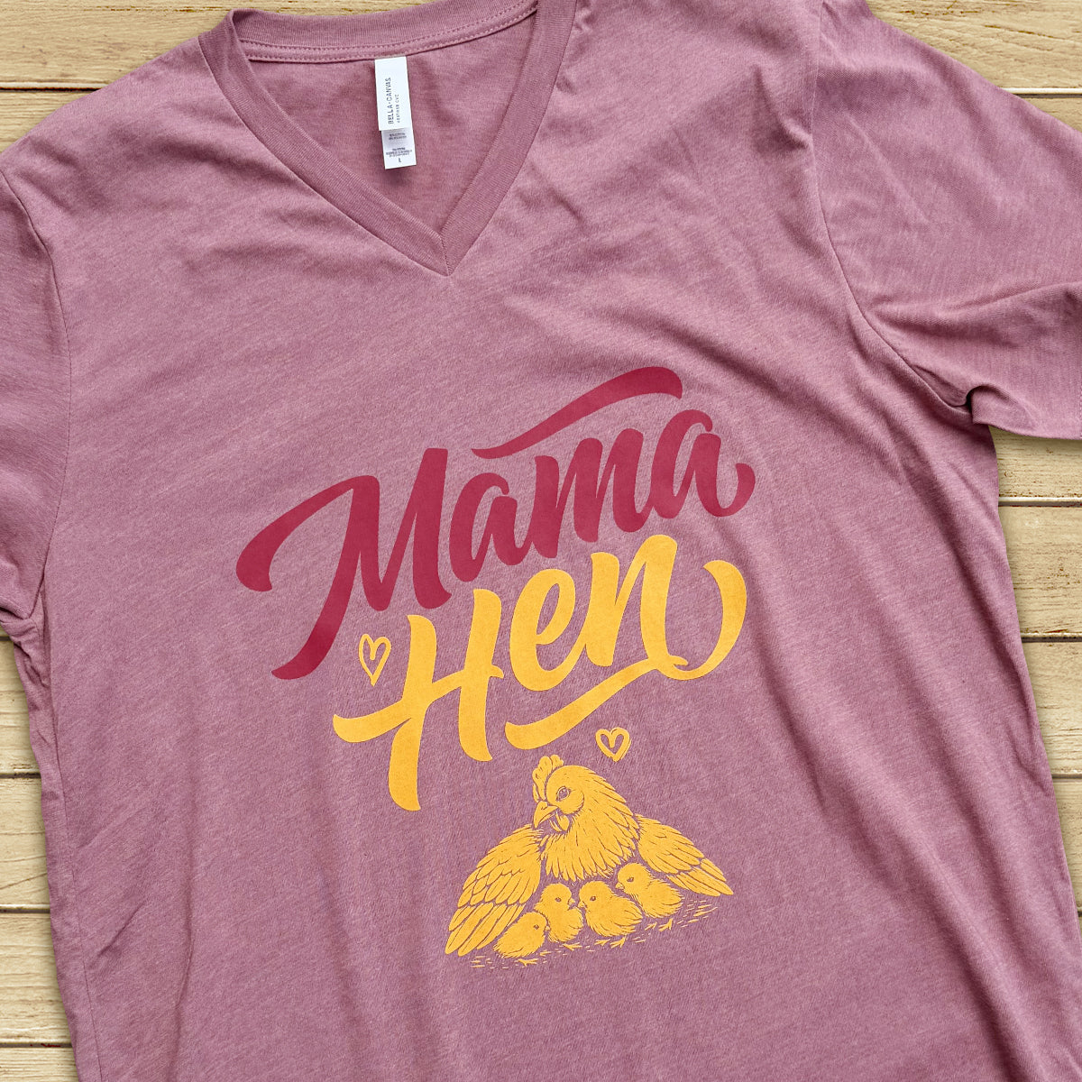 Mama Hen - Vneck