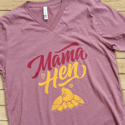 Mama Hen - Vneck