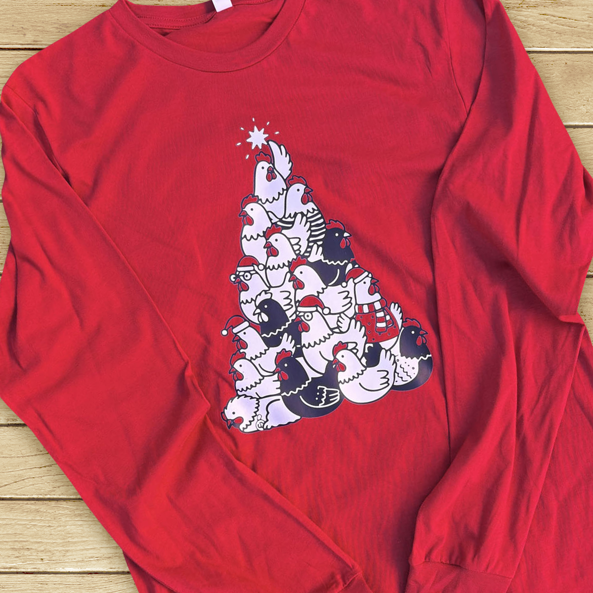 Chick-mas Tree Long Sleeve