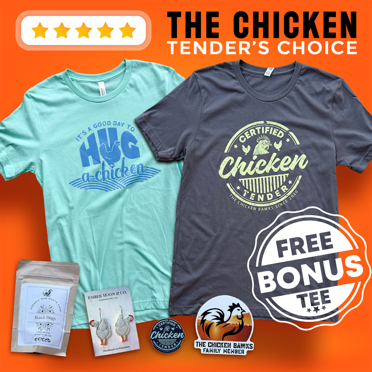 Chicken T-Shirt Subscription Box – Chicken Bawks