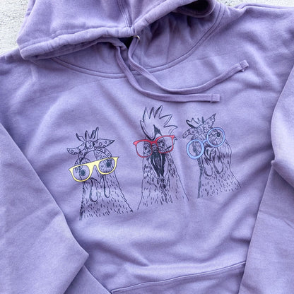 Chicken Glasses Hoodie