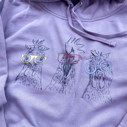 Chicken Glasses Hoodie