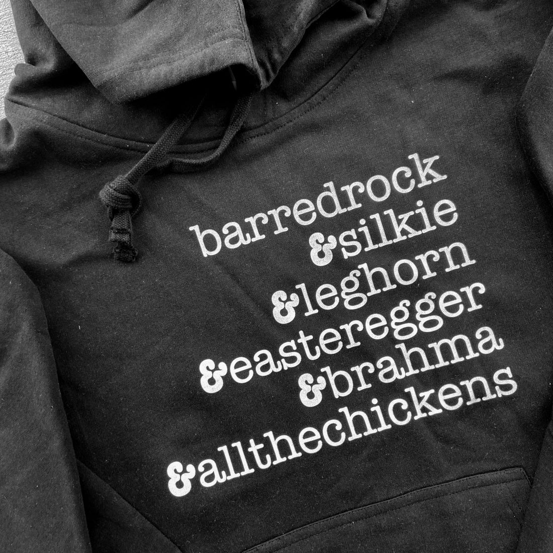 Chicken Breeds Hoodie