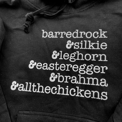 Chicken Breeds Hoodie