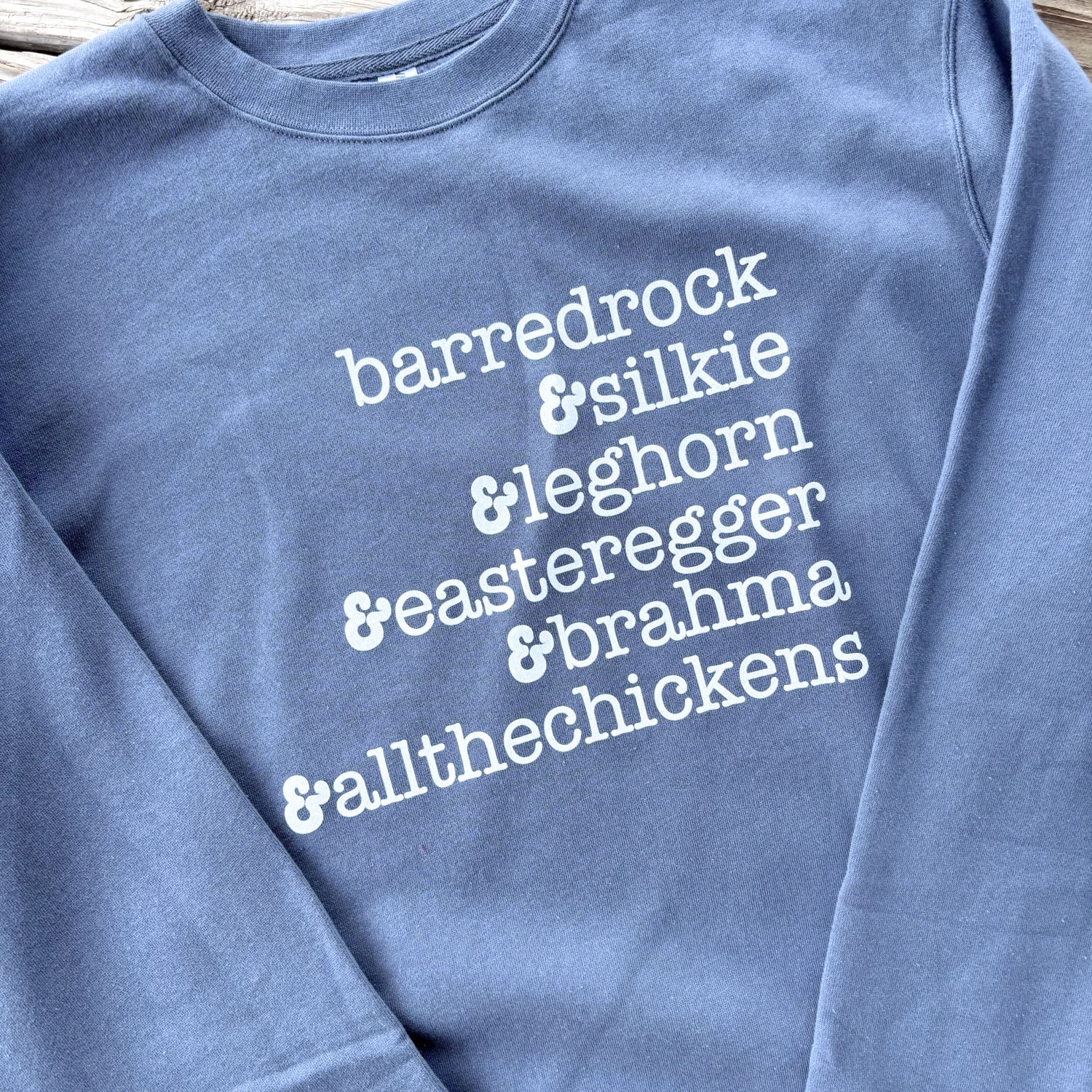 Chicken Breeds Sweatshirt