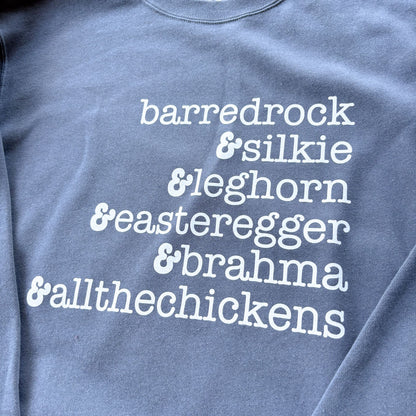 Chicken Breeds Sweatshirt