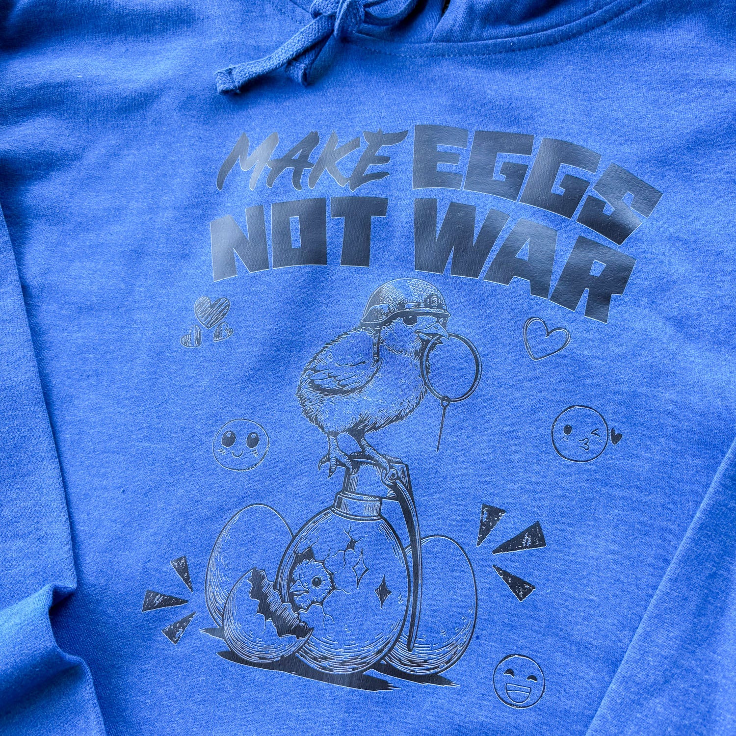 Make Eggs Not War Hoodie