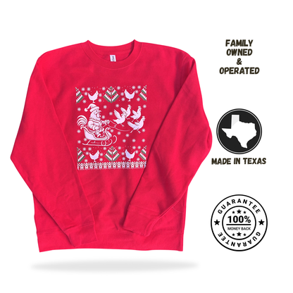 Ugly Christmas Chicken Sweatshirt