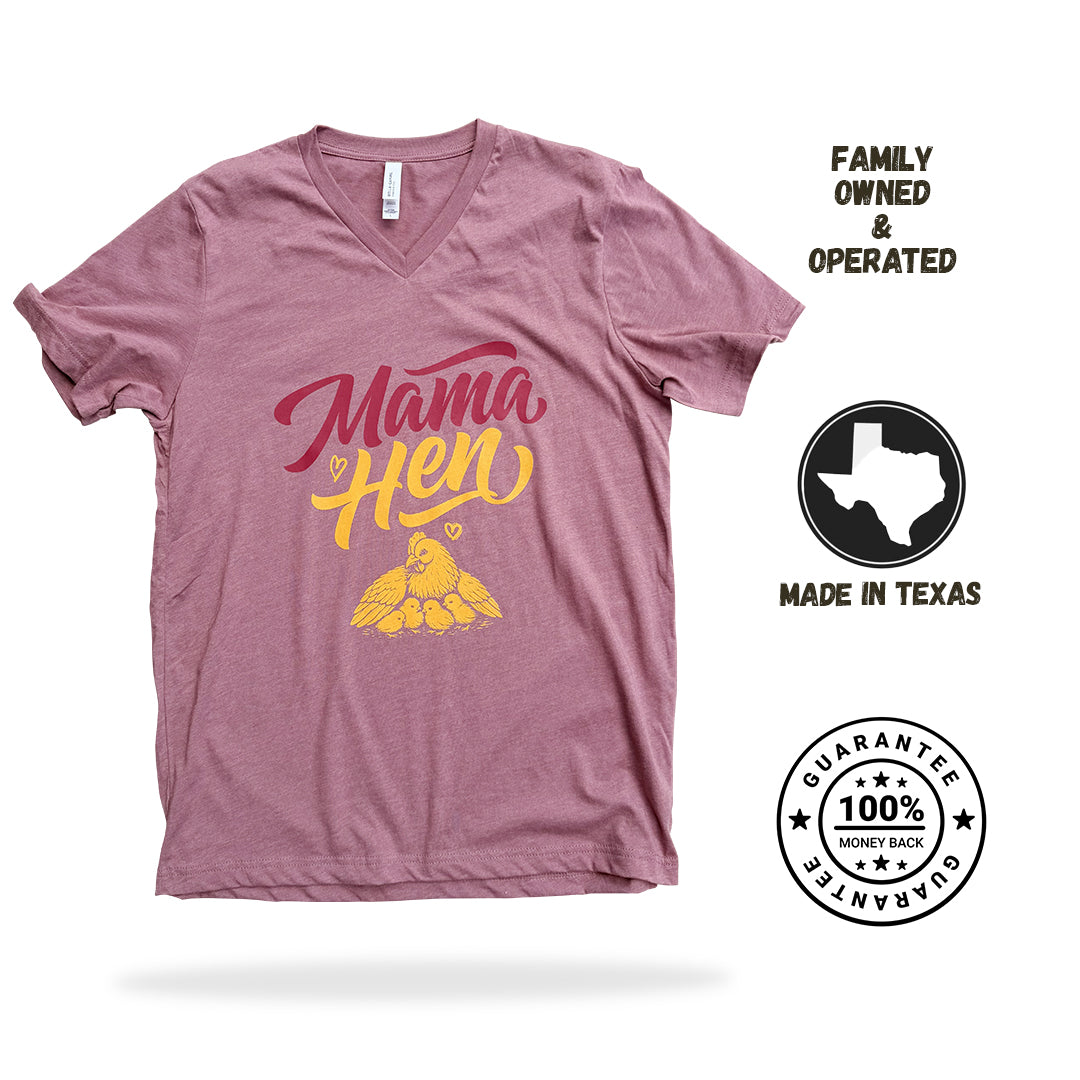 Mama Hen - Vneck